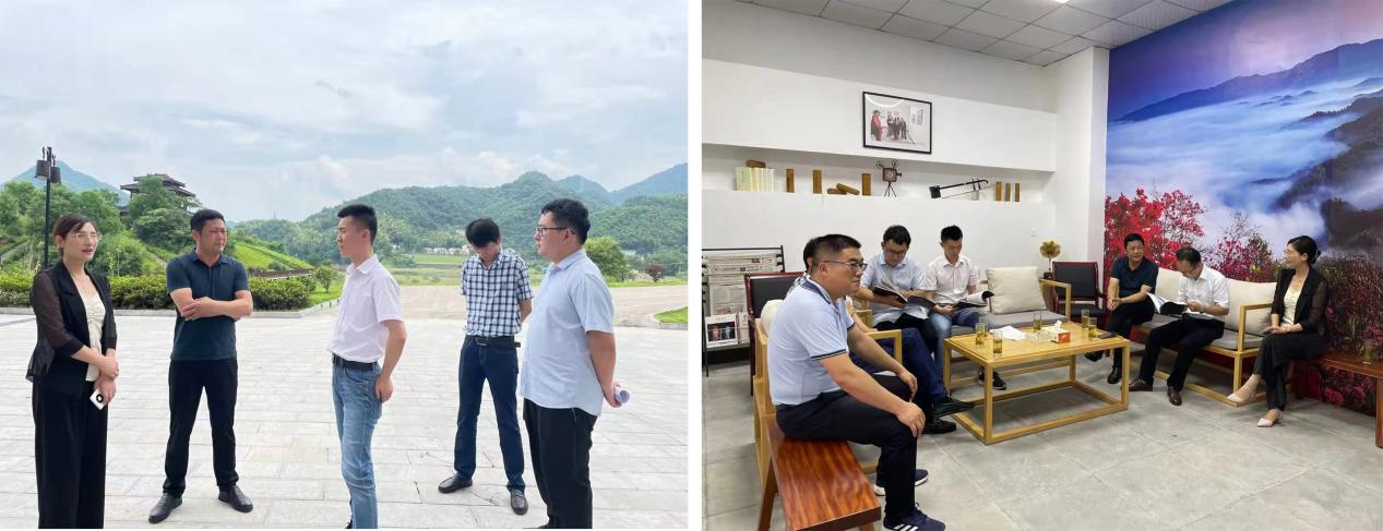 省農(nóng)發(fā)行項目評估組蒞臨集團(tuán)考察